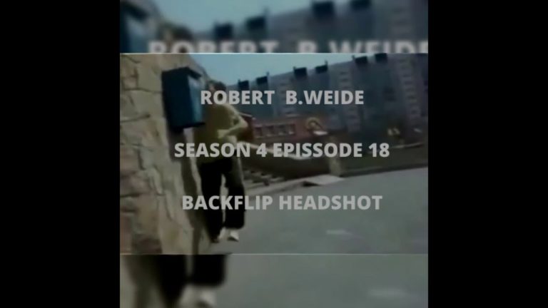 Robert B.Weide Season 4 Episode 18 – Backflip Headshot
