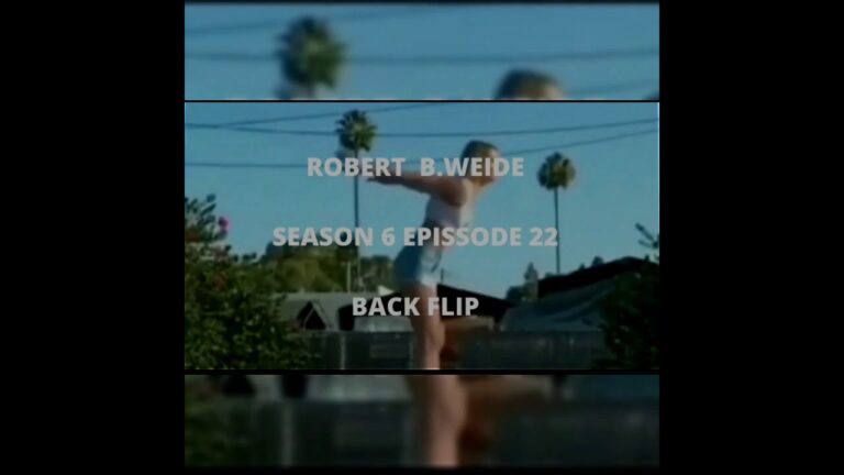 Robert B.Weide Season 6 Episode 22 – Back Flip